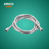 埃美柯（AMICO） 淋浴花洒配件手持浴室洗澡简易支架增压ABS花洒座件套三档YL195 1.5米淋浴管（单根）