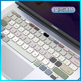 适用于2026华为电脑MateBook14键盘膜2024款D16荣耀笔记本GT14D14X Pro2024款硅胶键盘保护膜彩膜 莫兰迪色-彩绘硅胶键盘膜 华为MateBook 14 2024/2025
