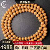 梵心阁尼泊尔小凤眼菩提树王老籽佛珠手串念珠佛珠108本命臻品送礼臻选 【典藏级】凤眼菩提10.5-11mm