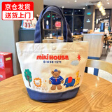 贞嘻妈咪包便当手提袋母亲节礼物新款卡通小帆布包母婴手提包饭盒包 卡通小熊帆布袋