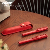凌美（LAMY）宝珠笔 狩猎系列练字正姿签字笔学生文具办公礼品 节日礼物企业团购 草莓红VT320-ST-0.7mm