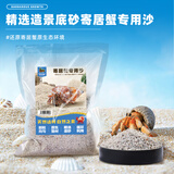 Barbarous Growth天然蟹沙寄居蟹专用沙砂菲律宾珊瑚沙贝壳砂鱼缸造景底沙白海细沙 2袋装（约1500g）