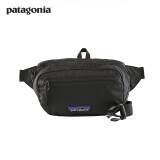 巴塔哥尼亚（Patagonia）跑步户外运动1升胸包潮流黑洞腰包1L Lw Travel Mini 49447 BLK