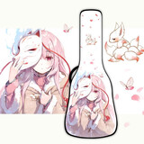 木叶个性吉他包加厚41寸定制吉他琴包卡通动漫双肩背包40寸防水吉他袋 小狐仙40/41寸通用款