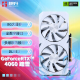 耕升（GAINWARD）GeForce RTX4060系列 DLSS 3光线追踪台式机电脑电竞游戏显卡 RTX 4060 踏雪 8G