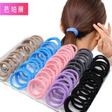 芭珀丽【发圈】橡皮筋女扎头韩版皮套高弹力耐用简约气质头绳粗马尾网红 无缝 【1条】 
