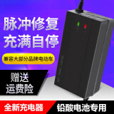 天南兄弟电动车充电器电瓶车48V60V72V64V20A通用三轮车充电器自动断电 【智能款】充电红灯充满绿灯 48V30/32AH 三孔通用T孔