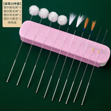 齐开（QIKAI）采耳工具专业套装掏耳神器打挖掏耳朵鹅毛棒扣毛毛全套羽毛挖耳勺 银针鹅毛4鸡毛2鹤毛2马尾2