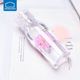 乐扣乐扣水杯随手杯运动杯塑料杯便携大容量透明直身杯学生夏季户外家用 透明(新款Tritan) 350ml