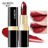 雅邦口红雾面哑光919不易沾杯掉色咬唇妆持久滋润唇膏 09#姨妈色