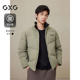 GXG男装棉服夹克外套2024年冬季新品 灰绿 180/XL