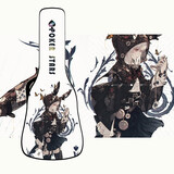 木叶个性吉他包加厚41寸定制吉他琴包卡通动漫双肩背包40寸防水吉他袋 黑桃A40/41寸通用款