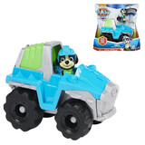 PAW PATROL汪汪队狗狗巡逻队队长莱德摩托阿奇灰灰天天模型车玩具大救援车 乐乐越野车（车子与公仔可分离）