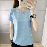 卡柏奇 高弹透气速干恤女超轻短袖户外运动登山半袖吸汗透气跑步快干衣