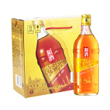 和酒 金色年华八年陈500ml*6瓶特型半干型黄酒 8年上海黄酒老酒 500mL 6瓶 整箱装