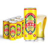 广氏正宗菠萝啤含酒精果味啤酒低度果酒 330ml*6罐 