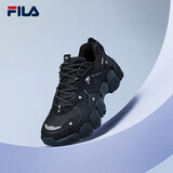 FILA 斐乐女鞋官方猫爪鞋III代女鞋 厚底老爹鞋休闲运动鞋 黑-BK 37.5