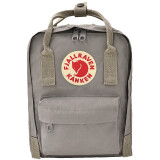 FJALLRAVEN北极狐双肩包kanken mini男女户外出游旅行包ipad包迷你背包23561 021雾灰色 7L