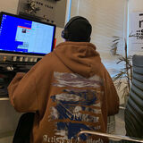 淘兹朗华棉卫衣美式高街重磅男女潮流炸街衣秋冬2025新款连帽情侣款帽衫 棕色【加绒加厚】 3XL 建议【145-160斤】