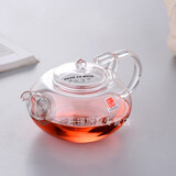 一屋窑制（YiWuYao）家用耐热酒店餐厅玻璃茶具玻璃壶350ML花茶壶茶壶泡茶壶煮茶壶 350ML 单支