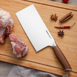 乐扣乐扣 锋芒系列不锈钢切片刀家用切菜刀单刀厨房片肉刀