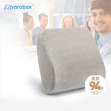 paratex乳胶腰靠 靠垫办公室汽车腰垫呵护腰背车载腰枕抱枕靠枕椅子垫
