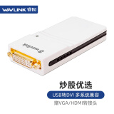 睿因（Wavlink） WL-UG17D1 外置显卡USB转DVI/HDMI/VGA多屏器多屏扩展显卡 炒股办公扩屏器1080P