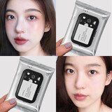 卡姿兰卸妆巾 酷黑净颜卸妆水湿巾眼唇脸部深层温和清洁一次性便携 10片