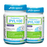 Life Space成人PYL100养胃益生菌30粒/瓶*2瓶装澳洲进口含罗伊氏乳杆菌