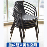 自力藤椅手工编织塑料仿滕椅家用电脑椅子铁艺靠椅靠背围椅餐椅单人椅 加高仿藤 (2把起发)标价是单把价