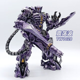 霸天虎威震天变形玩具金刚合金版坦克机器人飞机手办模型男孩礼物 坦克震荡波21cm【精涂版】