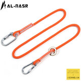 阿尔纳斯/AL-NASR 蹬杆安全绳电工安全绳高空作业安全绳耐磨工地施工保险带安装安全绳电工保护带 小扣单绳1.6米