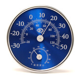 沈拓温湿度计家用室内高精度干湿度计大棚指针式温度计婴儿房免电池 Z2020A1蓝色（包边）