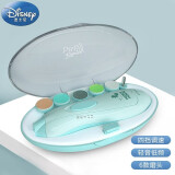 DISNEY 电动磨甲器婴儿指甲剪套装新生专用宝宝护理用品指甲刀5件套档位 电动磨甲器 马卡龙蓝