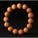 昙莲正眼凤眼菩提子手串新籽原籽凤眼单圈手持念珠男女文玩佛珠木珠子 15mm*15颗【单圈款】