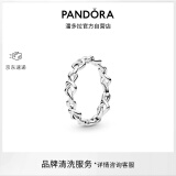 潘多拉（PANDORA）心意交织戒指现代符号梦幻优雅生日礼物送女友