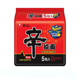 农心辛拉面辣白菜拉面韩式方便面香菇牛肉面韩国泡面袋装速食煮面 香菇牛肉面120g*5包