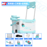 佳钓尼 免安装BOX钓箱全套蓝小白2023新款钓鱼箱子配件升降四脚伸缩渔具 蓝小白光辉钓箱三件套+拉饵盘 22L 钓箱