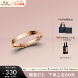 丹尼尔惠灵顿（DanielWellington）dw戒指女时尚首饰玫瑰金情侣戒指生日礼物送女友DW00400015