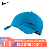 耐克（NIKE） 帽子 网球帽子男女户外运动帽高尔夫遮阳帽可调节鸭舌帽 经典时尚蓝943092-446