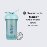 Blender Bottle 蛋白粉摇摇杯运动水杯 大容量塑料杯子带刻度奶昔杯高颜值搅拌杯 经典款V2清风款 600ml