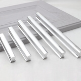 拜伦（byron）衣柜鞋柜家具橱柜门拉手实木茶酒抽屉实心镁铝合金门把手柜门五金 亚光亮铬2018-96mm 单只装