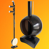 劉師傅 刘师傅 板胡乐器专业演奏黑檀木秦腔 歌曲 中音高音 老椰壳板胡 卷头秦腔板胡