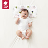 babycare新生儿枕头婴儿纱布枕宝宝升级出生枕头0-6个月以上可用 【0-3月新生儿枕】 哆咔浅粉