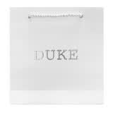 DUKE 公爵精品墨水配件/钢笔墨水/非碳素墨水/宝珠笔芯/便携墨水囊/礼品礼袋礼盒贺卡/绘画墨水 礼品手提袋（白色）大小20*20*5.5cm