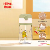 膳魔师（THERMOS）塑料杯tritan材质成人儿童学生吸管水杯子小黄鸭联名款 BCSA360ml