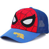 迪士尼儿童帽子春夏男童宝宝鸭舌帽小孩遮阳帽太阳帽潮 HM60020蓝红(网眼款) 54cm/适合6-10岁