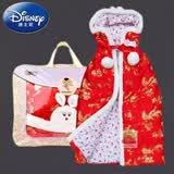 迪士尼（Disney）迪士尼婴儿抱被披风宝宝外出防风斗篷幼儿秋冬款加厚外出服男女儿 绸缎龙凤大红(棉内里) 105 适合0到4岁宝宝