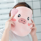 恬景热敷毛巾面罩敷脸毛巾灌肤毛巾脸部面部冷热敷洗脸巾面罩美容保湿 小猪（含固定带） 一片装