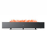 【9成新】小米米家石墨烯踢脚线电暖器仿真火焰版 电暖气客厅轻音移动地暖加湿功能壁炉取暖器